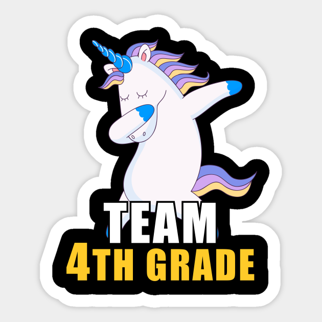 Team 4th Grade 4th Grade Teacher Sticker Teepublic